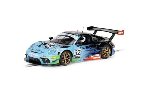 Scalextric Hornby Hobbies LTD C4460 Porsche 911 Gt3 R-Redline Racing-Spa 2022 Slot-Cars Gt/Prototype, Blue, 1:32 Scale