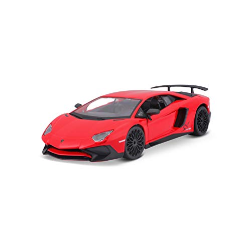 Bburago B18-21079 Jaguar 1:24 Lamborghini AVENDTADOR, Red