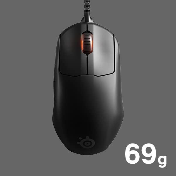 SteelSeries Prime - Esports Performance Gaming Mouse – 18,000 CPI TrueMove Pro Optical Sensor – Magnetic Optical Switches, Black