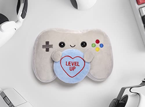 Swizzels 38021 Love Hearts 18CM (7-inches) Video Game Controller Level Up Plush Soft Toy