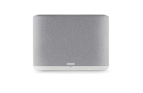 Denon Home 250 Wireless Speaker, Smart Speaker with Bluetooth, WiFi, Works With AirPlay 2, Google Assistant / Siri / Features Alexa Built-In, HEOS Built-in for Multiroom - White