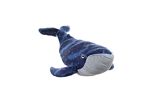 Wild Republic Blue Whale Plush Soft Toy, Cuddlekins Cuddly Toys, Gifts for Kids 30 cm