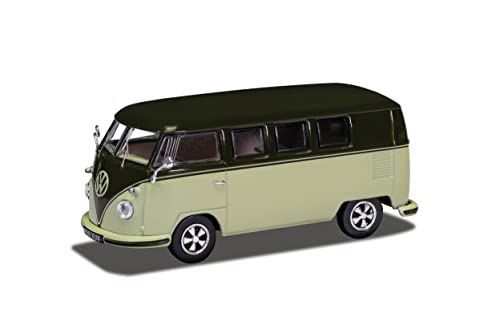 Corgi VA14502 Volkswagen Campervan Type 2, Palm Green and Sand Green