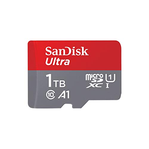 SanDisk 1TB Ultra microSDXC card + SD adapter up to 150 MB/s with A1 App Performance UHS-I Class 10 U1