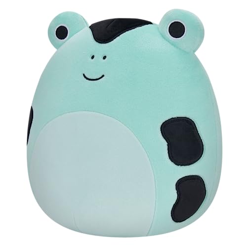 Squishmallows SQCR04088 Dear-Poison Dart Frog 7.5" Add Squad, Ultrasoft Stuffed Animal Toy, Official Kellytoy Plush