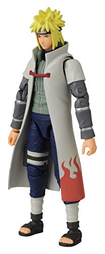 Anime Heroes Official Naruto Shippuden Action Figure - Namikaze Minato - Poseable Action Figure With Swappable Hands and Accessories 36905, Multi-colored