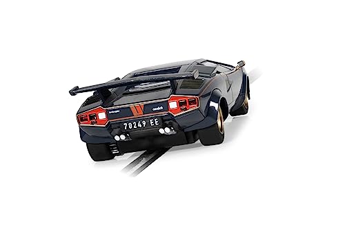 Scalextric C4411 Lamborghini Countach - Walter Wolf - Blue And Gold Cars - Street & Rally