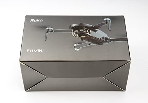 Ruko F11MINI Drone, Under 250g Drone with Camera, 2 Batteries 60 Min Flight Time, Foldable and Lightweight, 5GHz WiFi, GPS Auto Return, Follow Me Drone, Points of Interest for Beginner Adult