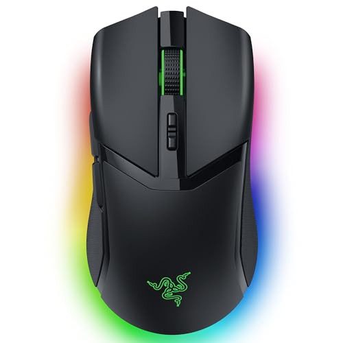 Razer Cobra Pro - Customizable Wireless Gaming Mouse Chroma RGB (10 Customizable Controls, 11-Zone Chroma Lighting, Focus Pro 30K Optical Sensor, HyperSpeed Wireless) Black