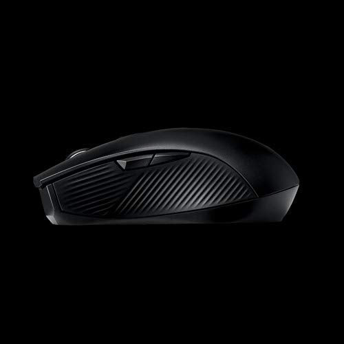 ASUS ROG Strix Carry Ergonomic Optical Gaming Mouse with Dual 2.4 GHz/Bluetooth Wireless Connectivity, 7200-DPI Sensor and ROG-Exclusive Switch Socket Design