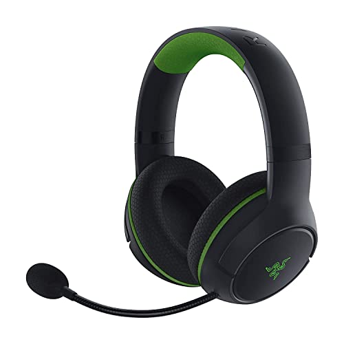 Razer Kaira - Wireless Gaming Headset for Xbox Series X (TriForce Titanium 50 mm Drivers, HyperClear Cardioid Mic, Xbox Wireless, Windows Sonic) Black-Green