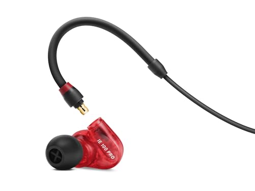 Sennheiser IE 100 PRO Wireless Dynamic In-Ear Monitoring Headphones, Red