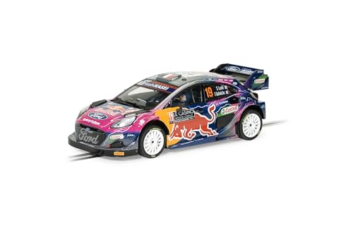 Scalextric Hornby Hobbies LTD C4448 Ford Puma WRC-Sebastian Loeb Slot-Cars Street and Rally, Purple, 1:32 Scale