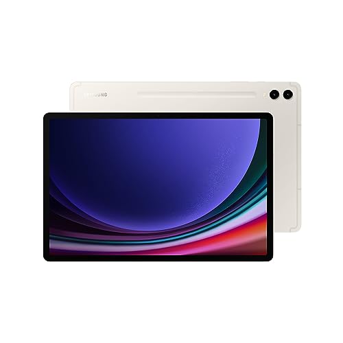 Samsung Galaxy Tab S9+ WiFi Android Tablet, 512GB Storage, Unlocked, 3 Year Manufacturer Extended Warranty (UK Version) - Beige