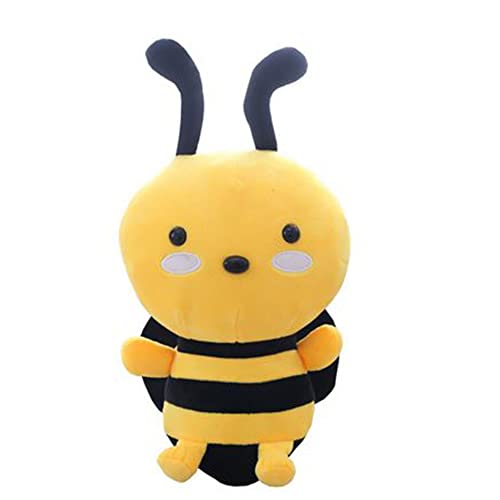 OUKEYI Bee Plush Toy,10" Bee Stuffed Animal,Soft Honeybee Plush Doll Gift for Honey Bee Decor 1st Birthday Bee Themed Party, 7.87 Inches(8 inch)