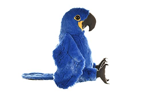 Wild Republic Hyacinth Macaw Plush Soft Toy, Cuddlekins Cuddly Toys, Gifts for Kids 30 cm