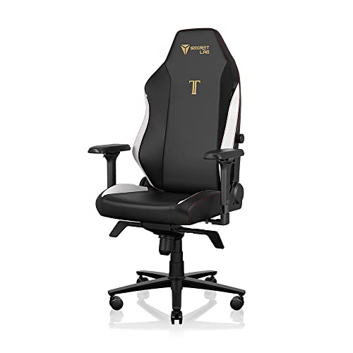 Secretlab TITAN Evo 2022 Classic Gaming Chair - Reclining - Ergonomic & Comfortable Computer Chair with 4D Armrests - Magnetic Head Pillow & 4-way Lumbar Support - Black - Hybrid Leather