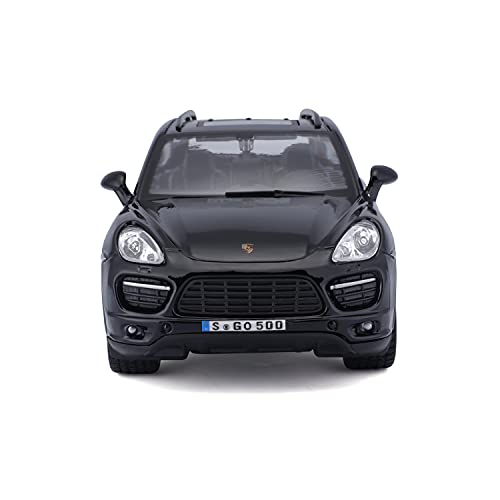 Bburago 18-21056 Porsche Cayenne Turbo 1:24 Scale Model car, Black