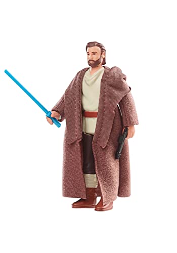 Star Wars Retro Collection Obi-Wan Kenobi (Wandering Jedi) Toy 3.75-Inch-Scale Obi-Wan Kenobi Figure, Kids