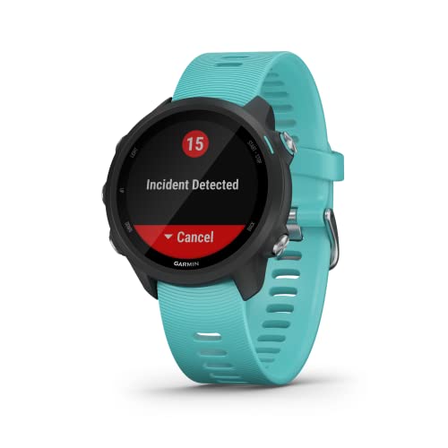 Garmin Forerunner 245 Music GPS Running Smartwatch, with music and running and training features, Aqua Band