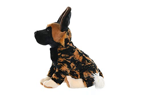 Wild Republic African Wild Dog Plush Soft Toy, Cuddlekins Cuddly Toys, Gifts for Kids 30 cm