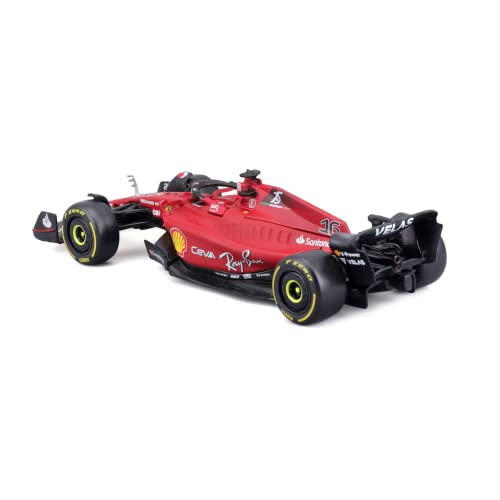 Bburago B18-36832L Formula 1 Ferrari (2022) F1-75 Leclerc 1:43 Scale Die-Cast Collectible Race Car, Assorted Colours