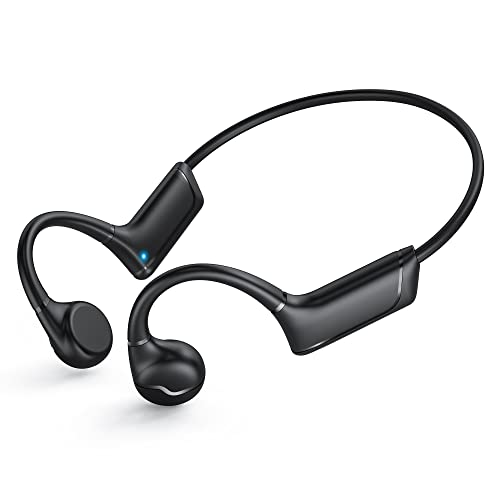 Bone Conduction Headphones,2023 Upgraded Open-Ear Bluetooth Sport Headphones, Waterproof Wireless Headphones with Built-in Mic for Workout, Running, Hiking, Cycling