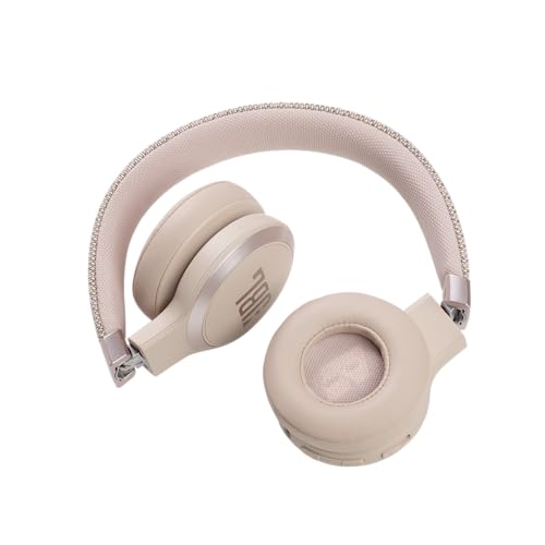 JBL Live 460NC - Wireless On-Ear Bluetooth headphones with Active Noise Cancelling technology and up to 50 hours battery life, in rose pink