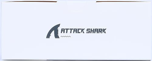 ATTACK SHARK X3 49g SUPERLIGHT Mouse, PixArt PAW3395 Gaming Sensor, BT/2.4G Wireless/Wired Gaming Mouse, 6 Adjustable DPI up to 26000, 200 Hrs Battery, G502, Office Mice for Win11/Xbox/PS/Mac (White)