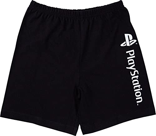 PlayStation Boys Pyjamas Short Summer Pjs, Gamer Pyjamas For Kids And Teenagers, Official Merchandise (9-10 Years) Black