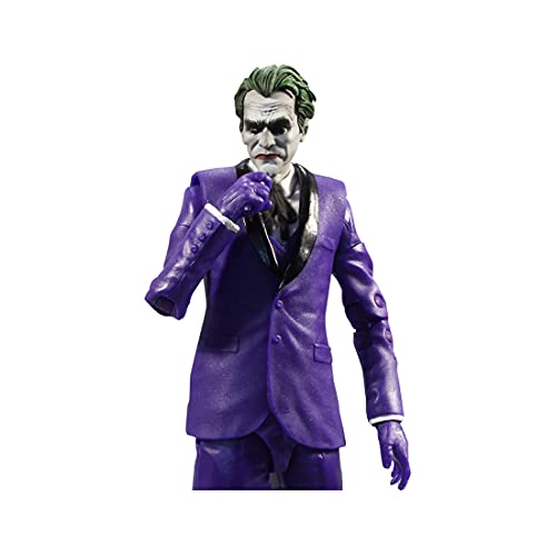 McFarlane Toys, DC Multiverse 7-inch The Joker (Classic) Action Figure, Collectible DC Batman Three Joker Comic Figure with Stand Base and Unique Collectible Character Card – Ages 12+