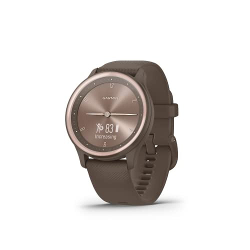 Garmin vívomove Sport, Hybrid Smartwatch with Health and Fitness functions, Hidden Touchscreen Display and up to 5 days battery life, Cocoa