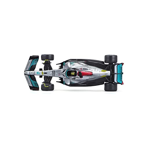 Bburago B18-38066H Formula 1 MB W13 E Performance (2022) with Helmet Hamilton 1:43 Scale Die-Cast Collectible Race Car, Assorted Colours