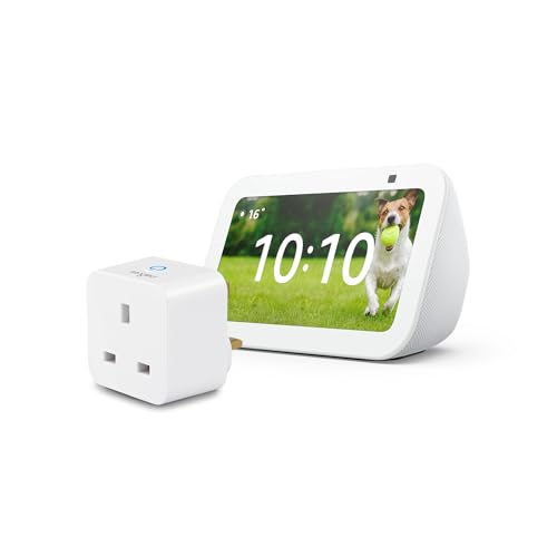 Echo Show 5 (3rd generation) | White+ Sengled Smart Plug, Works with Alexa - Smart Home Starter Kit