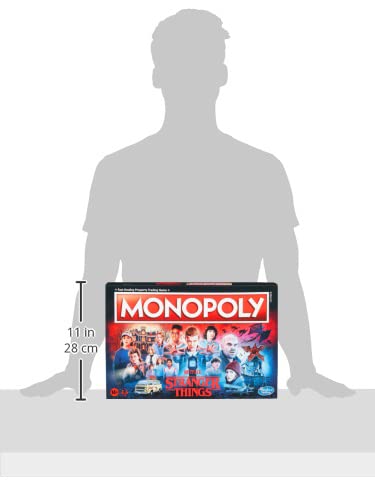 Monopoly: Netflix Stranger Things Edition Board Game for Adults and Teens Ages 14+, Game for 2-6 Players, Inspired by Stranger Things Season 4, F2544