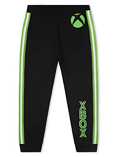 Xbox Boys Tracksuit Bottoms, Boys Joggers, Gaming Gifts 7-15 Years (Black, 9-10 Years)