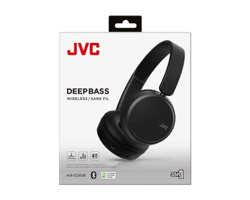 JVC HA-S36W-B HeadPhone, Black