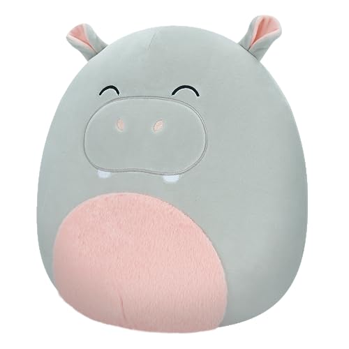 Squishmallows SQCR04133 Harrison - Grey Hippo 12"