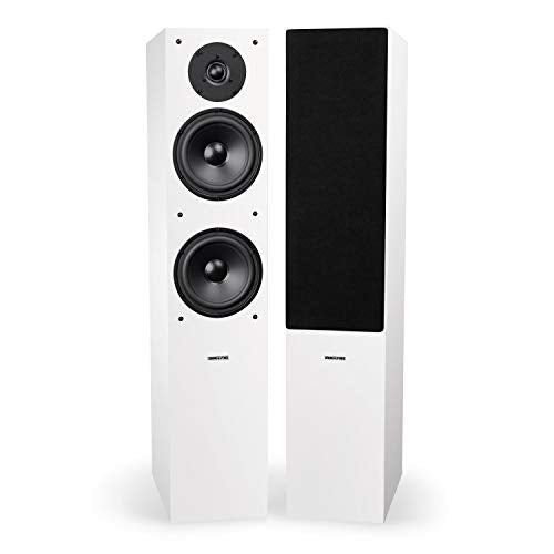 Fluance Elite High Definition Surround Sound Home Theater 7.0 Channel Speaker System including Three-way Floorstanding Towers, Center Channel, Surround and Rear Surround Speakers - White (SX70WHR)