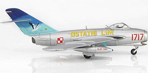 Hobby Master LIM-5 MIG-17F 45th Flight Test Team Polish Air Force 1717 July 1993 1/72 diecast plane model aircraft