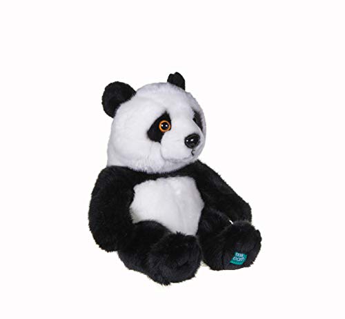 Posh Paws 12451 Planet Earth II Panda BBC, Plush Soft Toy, Black, 25CM