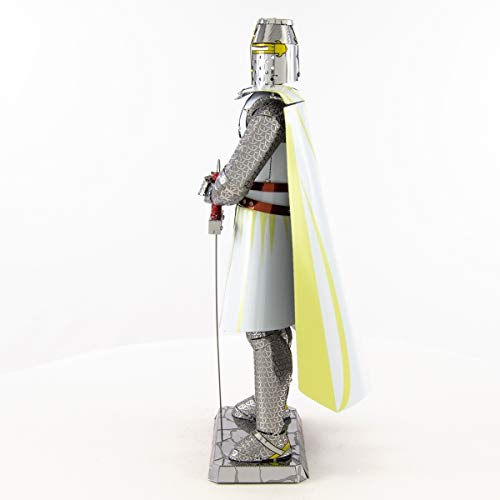 Metal Earth Fascinations Premium Series Templar Knight 3D Metal Model Kit Bundle with Tweezers