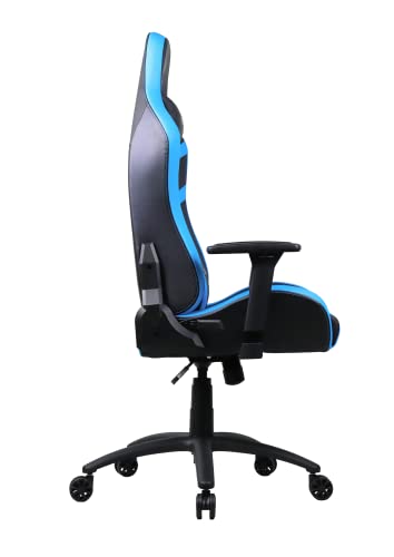 Oversteel - DIAMOND Professional Gaming Chair Leatherette, 3D Armrests, Height Adjustable, Reclining 180º, Gas Piston Class 4, Up to 150Kg, Color Blue