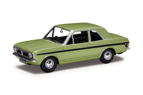 Corgi Ford Cortina Mk2 Lotus - Fern Green - Corgi Vangaurds Diecast Model