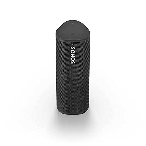 Sonos Roam, The portable smart speaker for all your listening adventures (With Voice, Black)