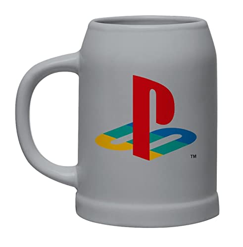 PlayStation Classic Unisex Beer Mug Multicoloured Ceramic Fan Merchandise, Gaming, Retro Gaming