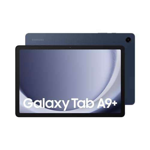 Samsung Galaxy Tab A9+ Android Tablet, 128GB Storage, Large Display, 3D Sound, Navy, 3 Year Manufacturer Extended Warranty (UK Version)