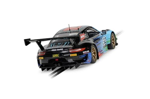 Scalextric Hornby Hobbies LTD C4460 Porsche 911 Gt3 R-Redline Racing-Spa 2022 Slot-Cars Gt/Prototype, Blue, 1:32 Scale