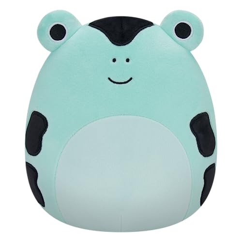 Squishmallows SQCR04088 Dear-Poison Dart Frog 7.5" Add Squad, Ultrasoft Stuffed Animal Toy, Official Kellytoy Plush