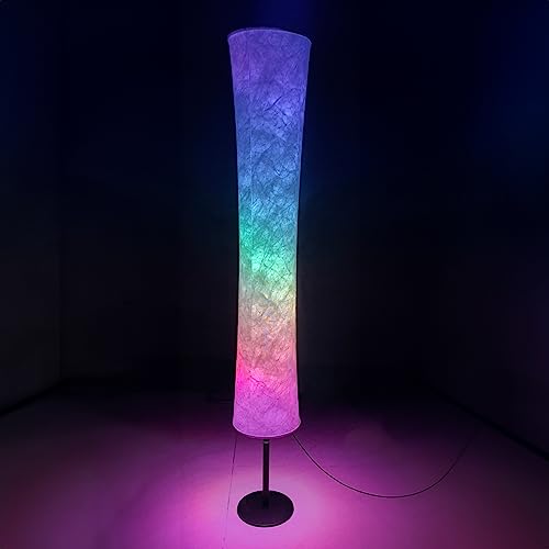 JIANUO Smart LED Floor Lamp, RGB Corner Lamp Mood Lights for Bedroom Living Room APP Control Ambient Lighting with Alexa Google Assistant Colour Changing Gaming Lamps